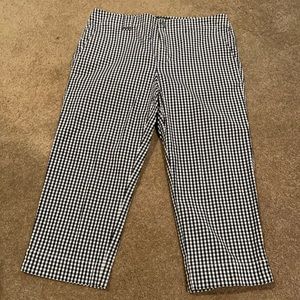 Ralph Lauren/ capris/ navy & white / size 8